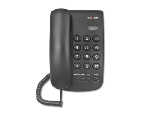 Проводной телефон TeXet TX-241 черный